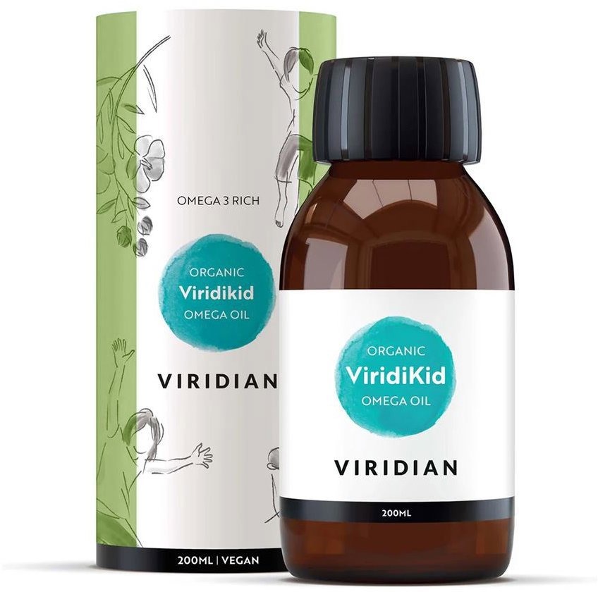 Viridian Viridikid Omega 3 Oil 200 ml Organic