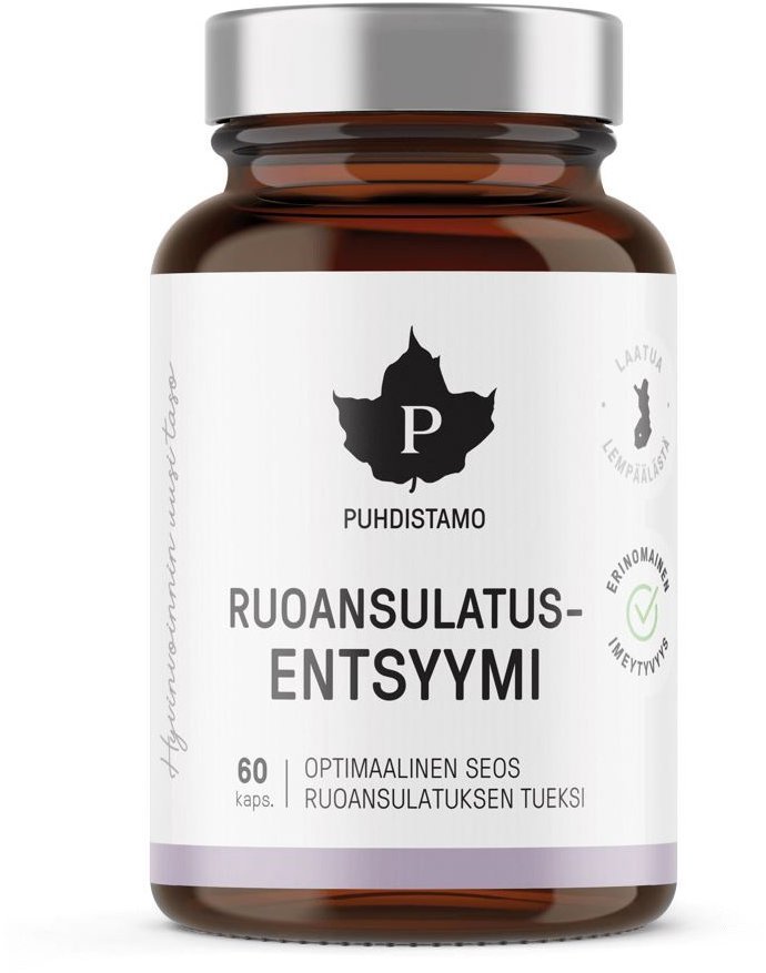 Puhdistamo Digestive Enzymes 60 kapsúl