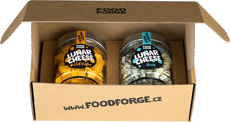 FOOD BRICK Sada Lunar Cheese Cheddar 90 g + Niva 75 g