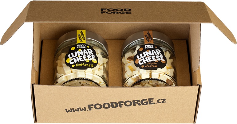 FOOD BRICK Sada Lunar Cheese Emmental 80 g + Blaťácké zlato – orech 75 g
