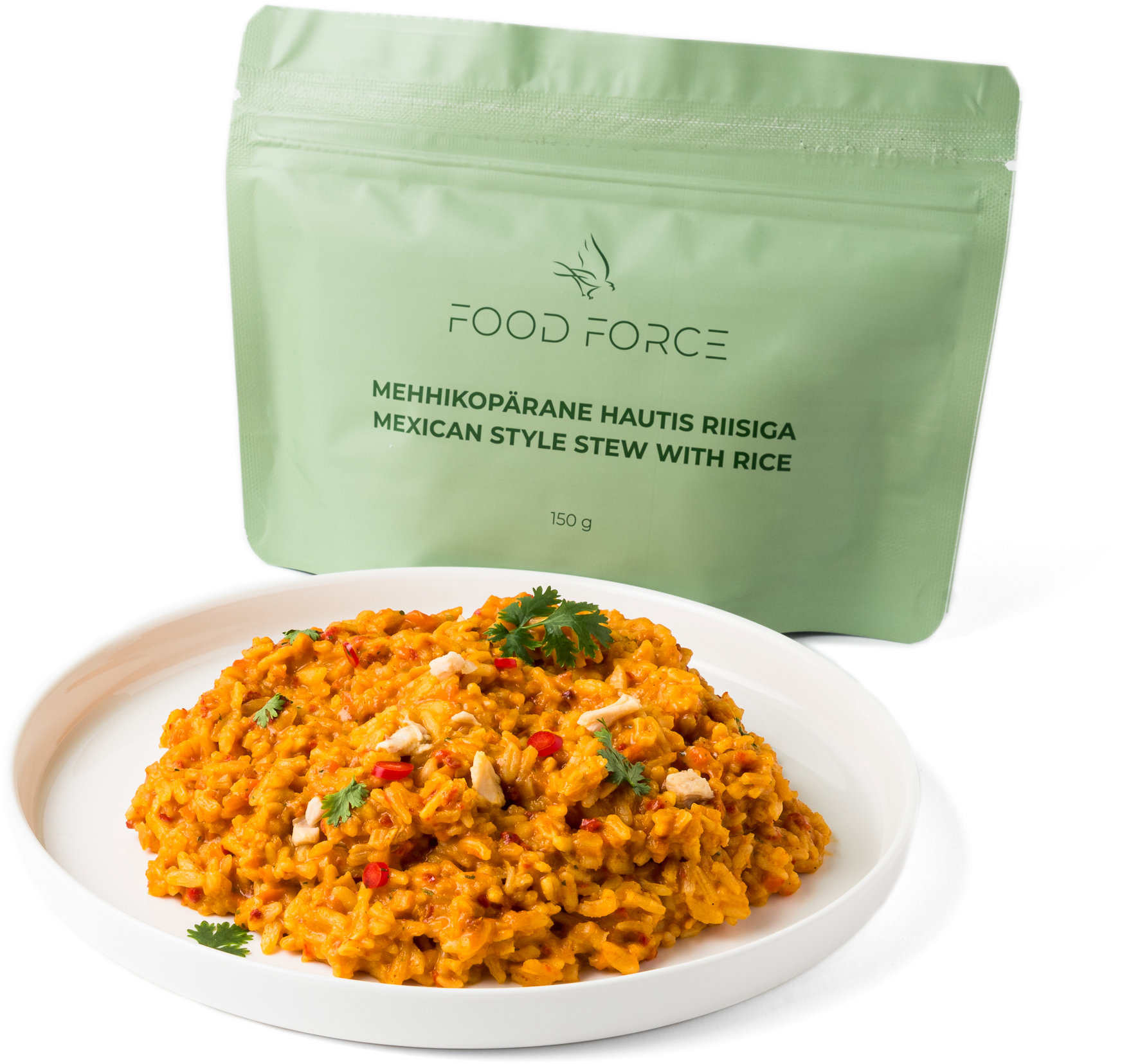 FOOD FORCE Mexický guláš s ryžou 150 g