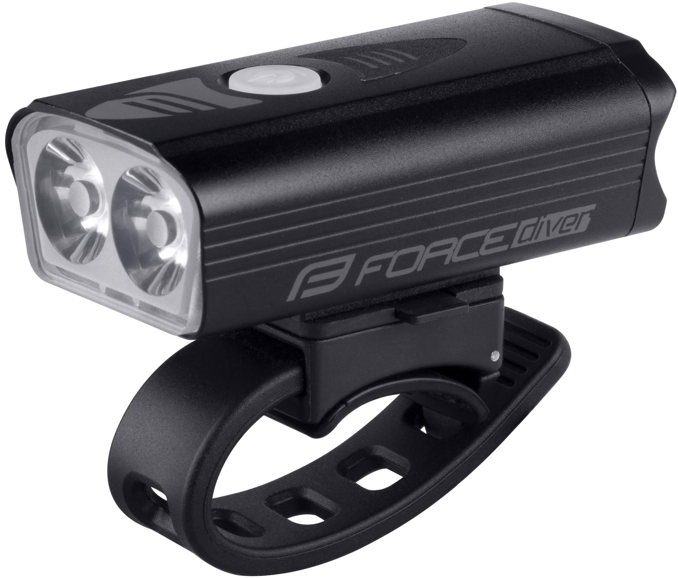 Force Diver 900 lm, USB, čierne