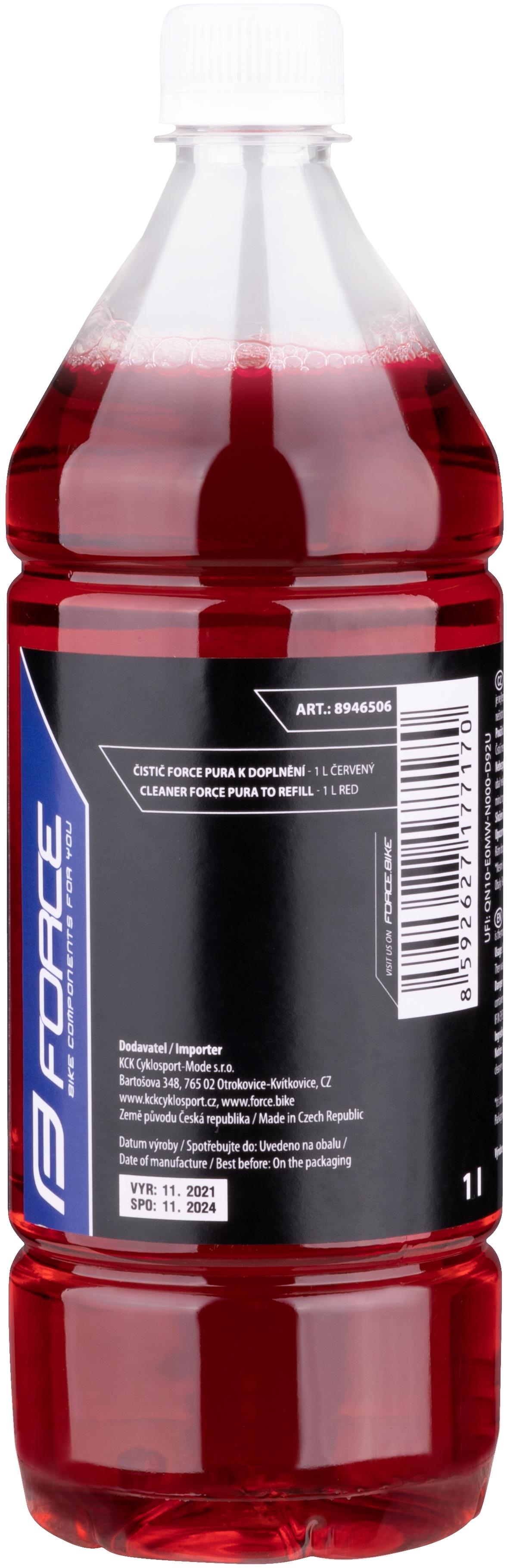 Force Pura na doplnenie 1 l červený, cherry