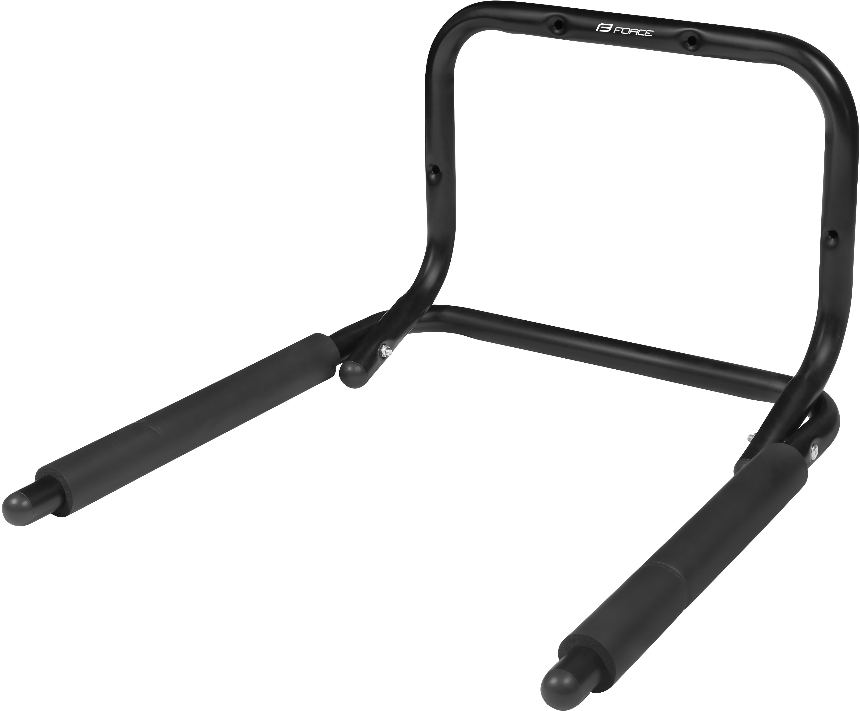 Force Držiak bicykla na stenu pod rám Fe, čierny