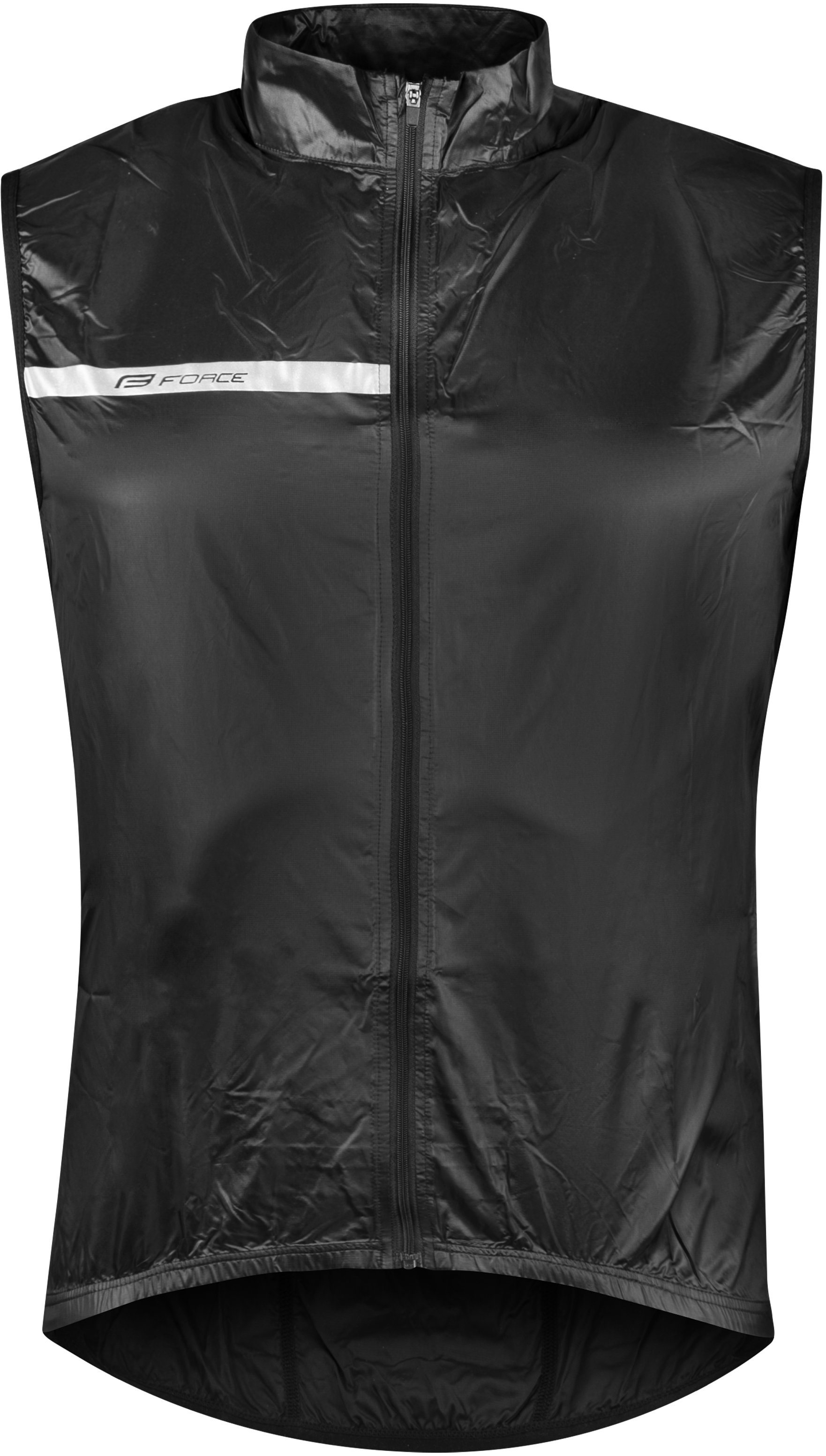 Force Windpro, plný chrbát, čierna XXL