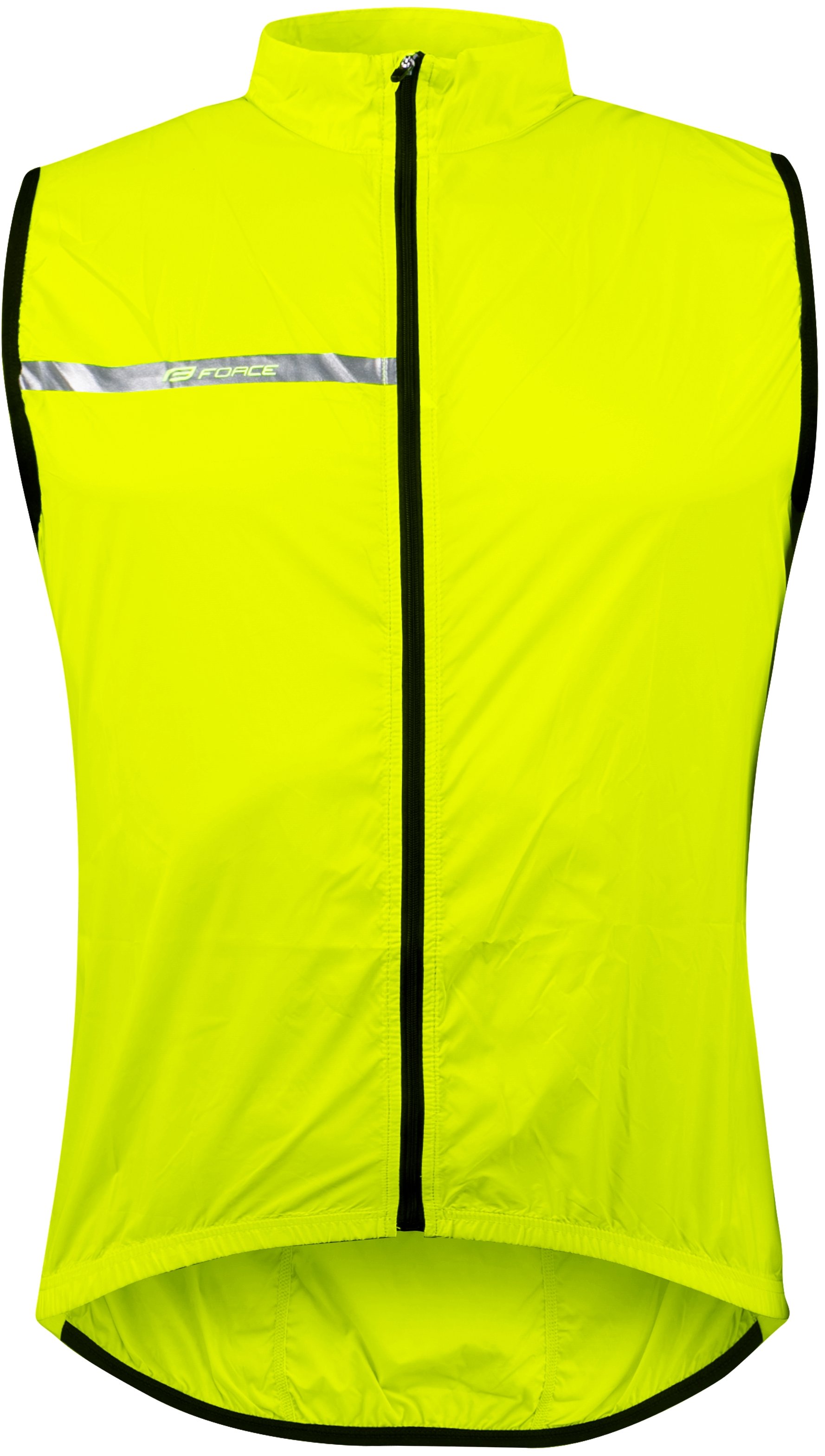 Force Windpro, plný chrbát, fluo XXL