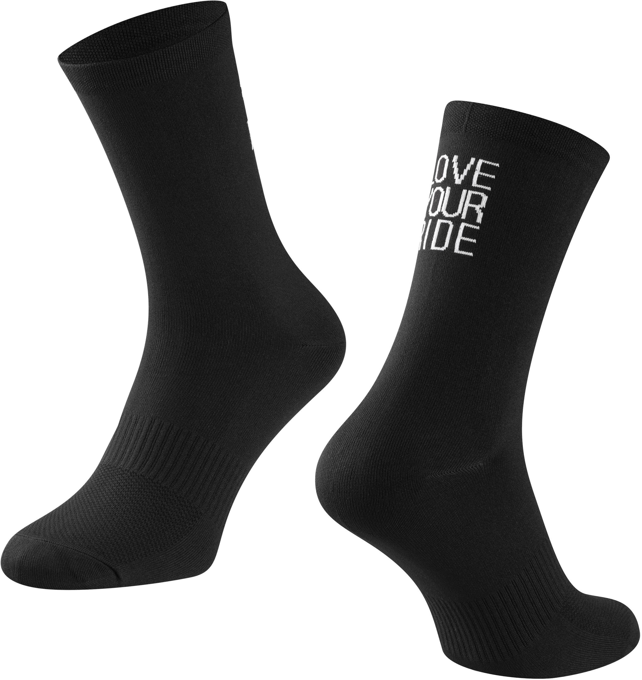 Force Love Your Ride ponožky, čierne L – XL/42 – 46