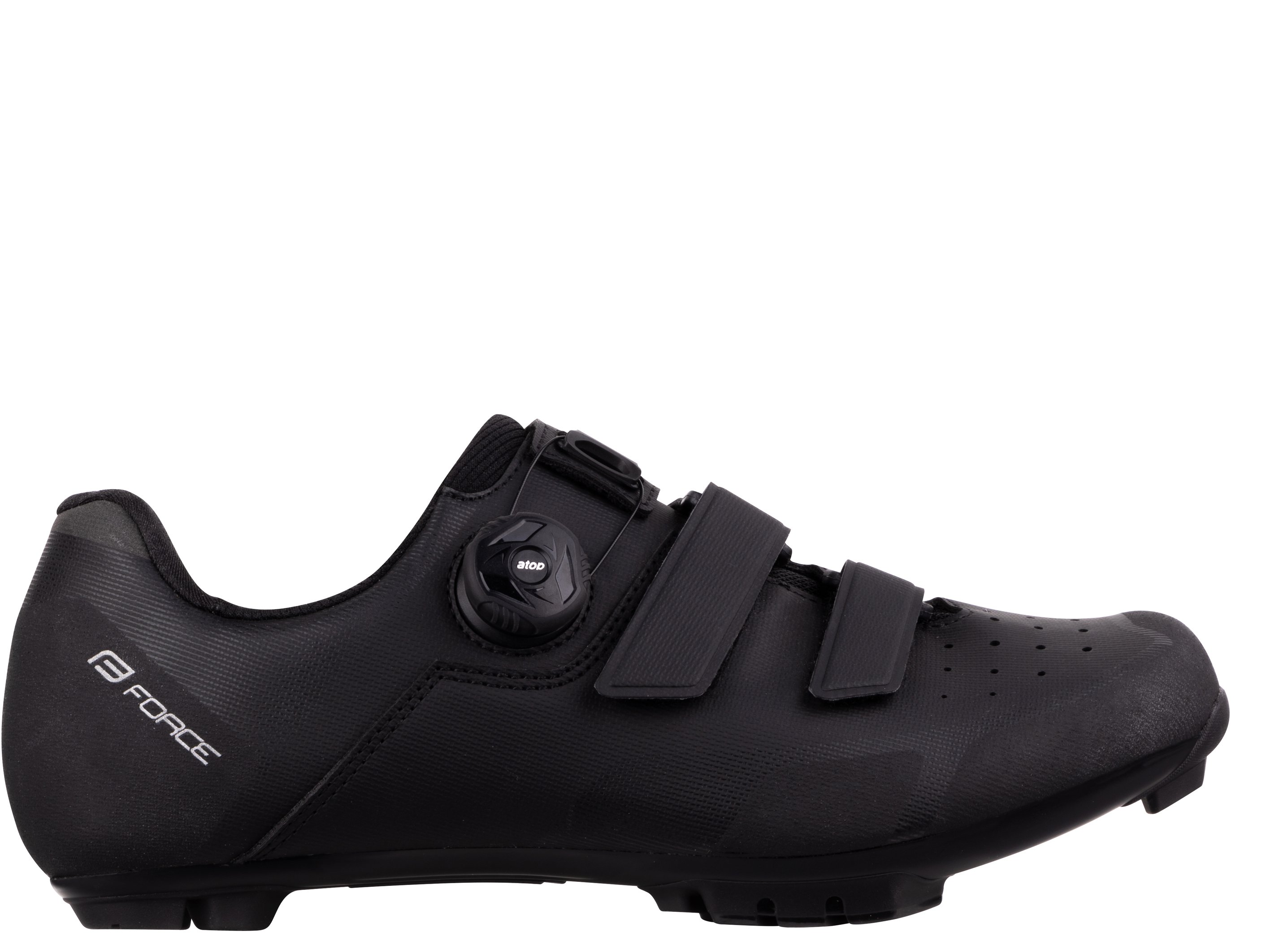 FORCE, tretry MTB Revo 2, čierne 40