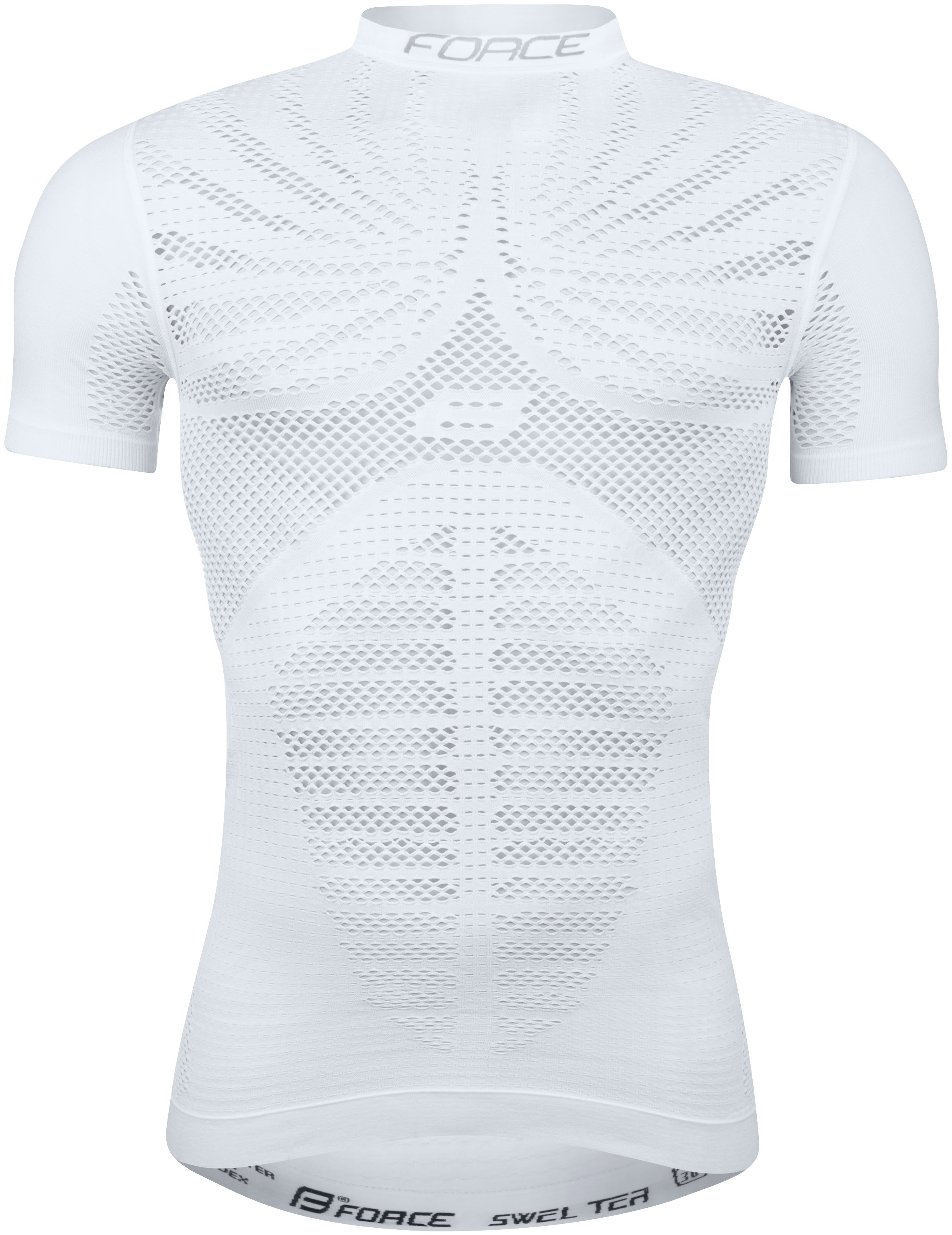 Force Swelter, tričko funkčné, krátky rukáv, biele XL-XXL