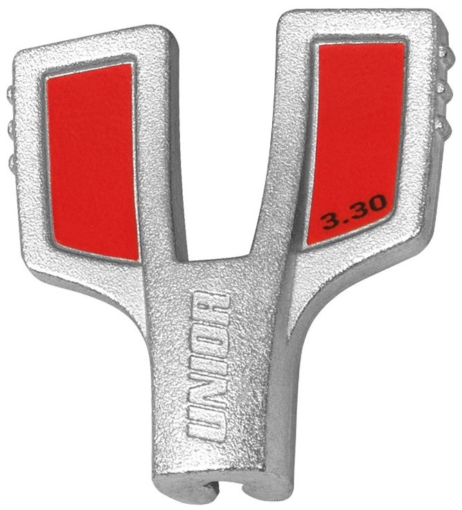 Unior Centrkľúč motýlik 3,3 mm/červený