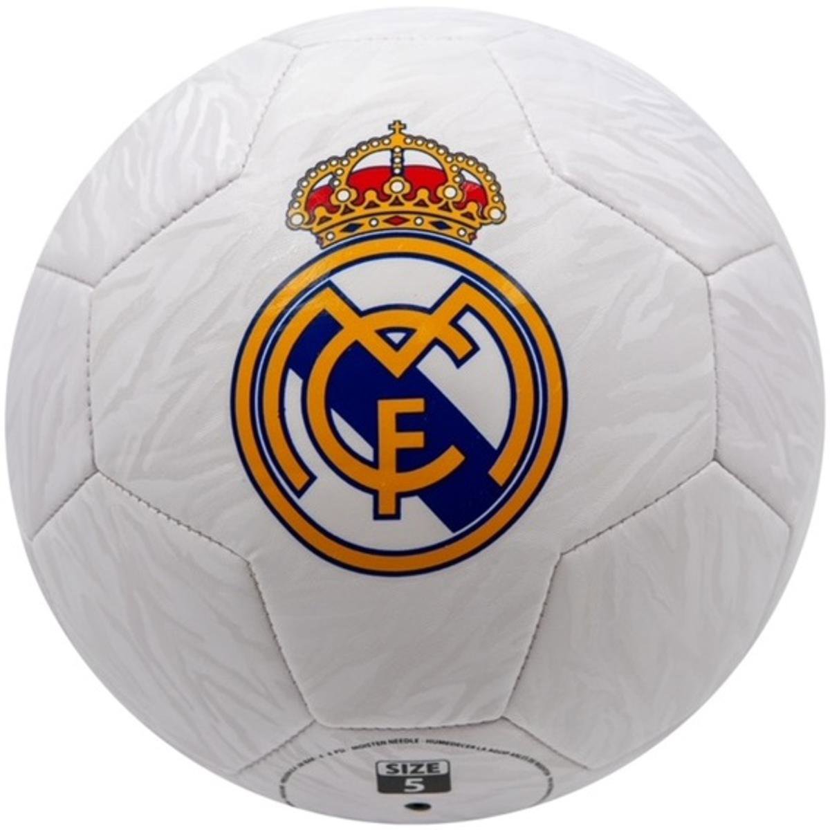 Victoria-Sport Futbalová lopta REAL Madrid veľ. 5, biela