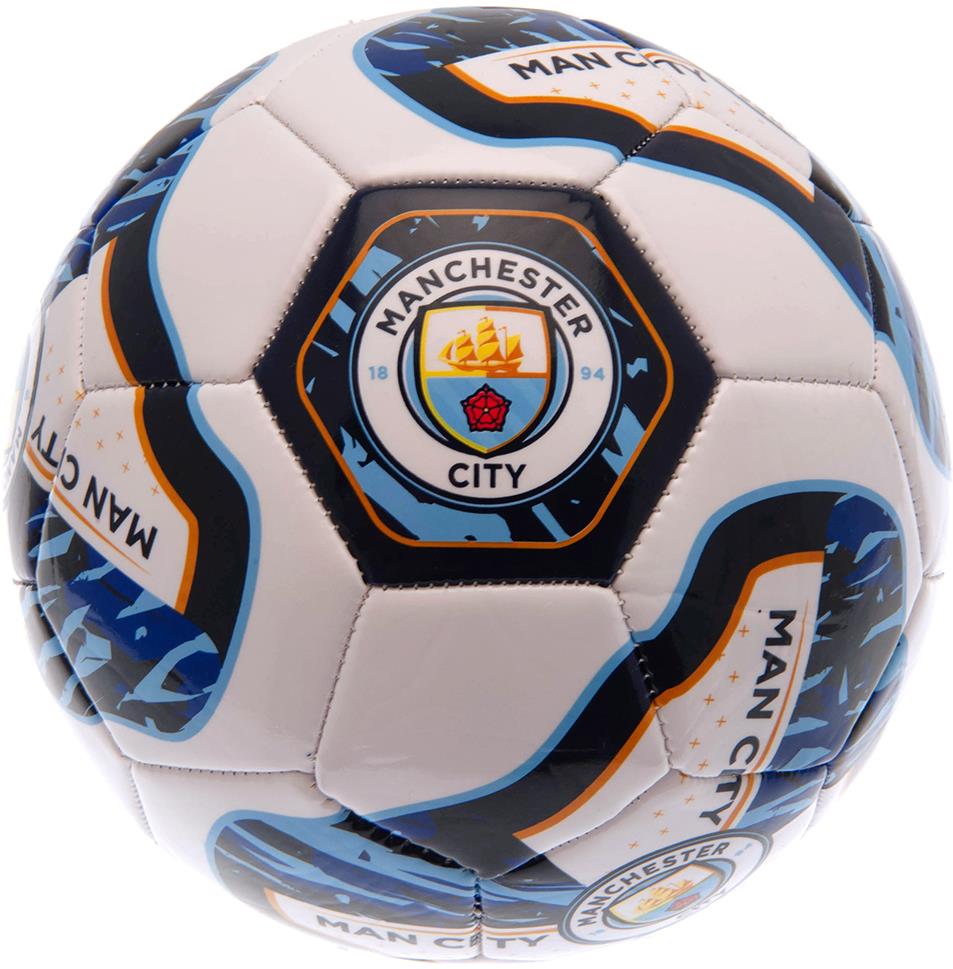 Ouky Manchester City FC, bielo-modrá, 26 panelov, veľ. 5