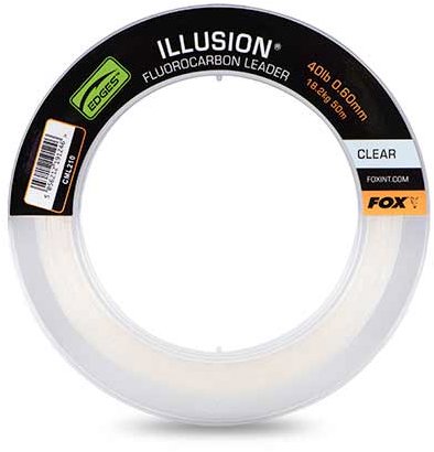 FOX Fluorocarbon Illusion Fluorocarbon Leader Clear 50 m 0,60 mm 40 lb 18,2 kg
