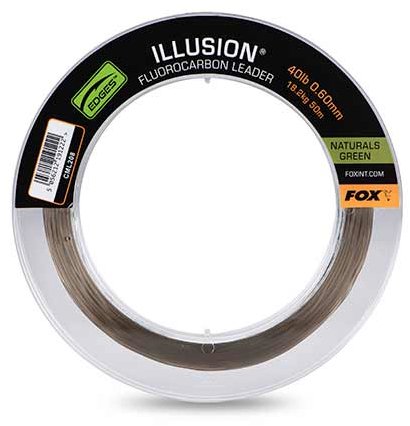 FOX Fluorocarbon Illusion Fluorocarbon Leader Green 50 m 0,60 mm 40 lb 18,2 kg