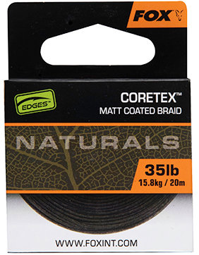 FOX Šnúrka Naturals Coretex 20 m 35 lb 15,8 kg
