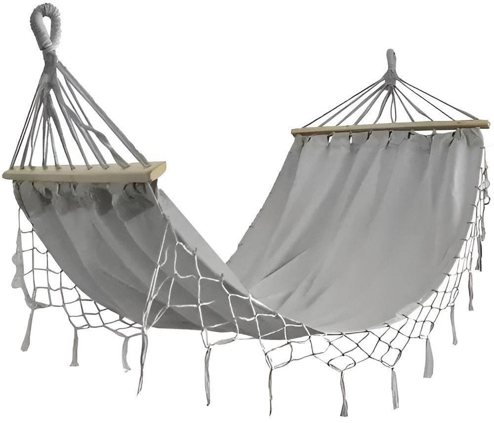 Gardlov 21079 hojdacia sieť, 200 × 100 cm, sivá