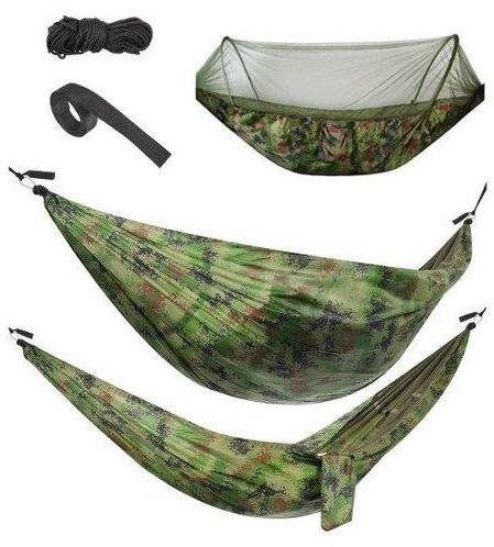 Alum Turistická hojdacia sieť Santiago – Army 260 × 140 cm