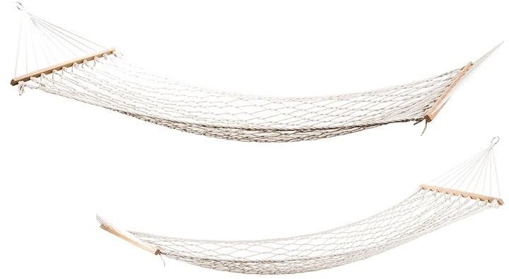 Verk 01285 Hojdacia sieť s priečnikmi 190 cm biela