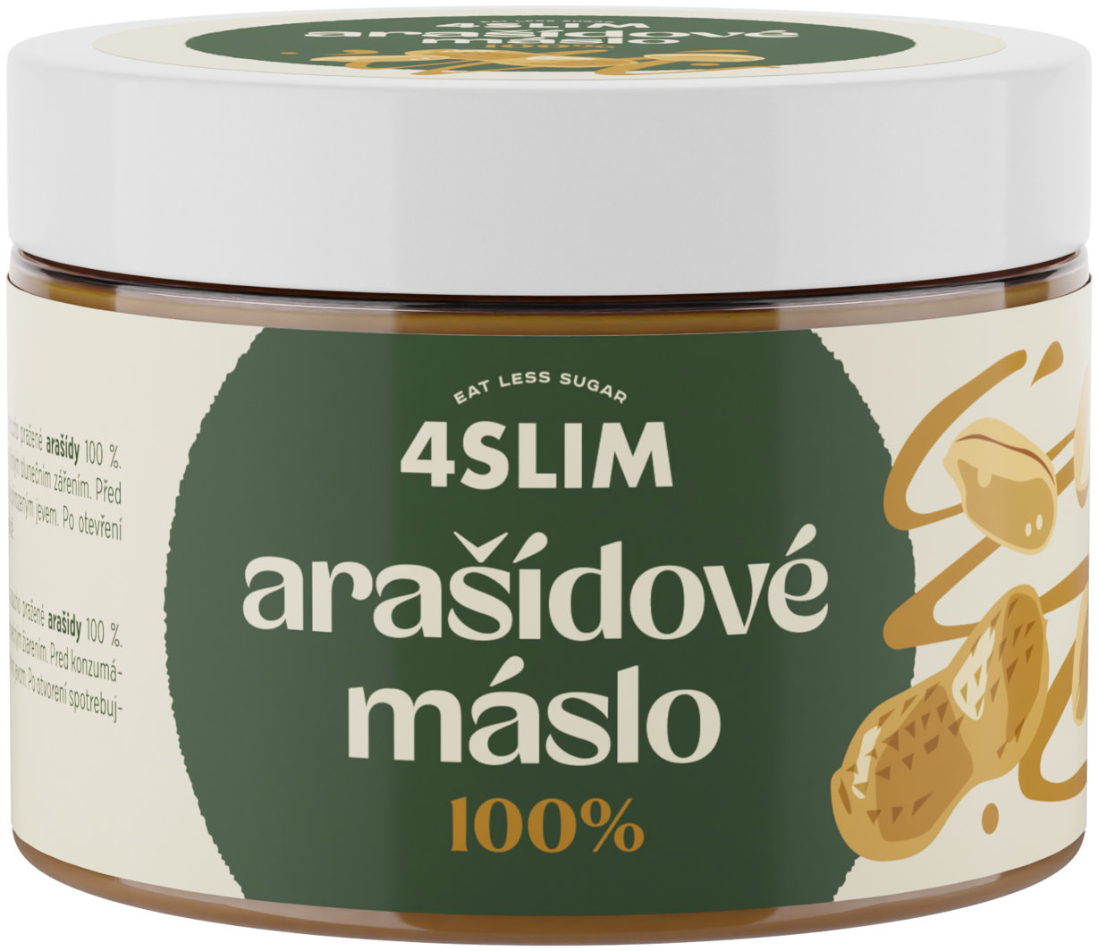 4Slim 100 % Arašidové maslo 500 g