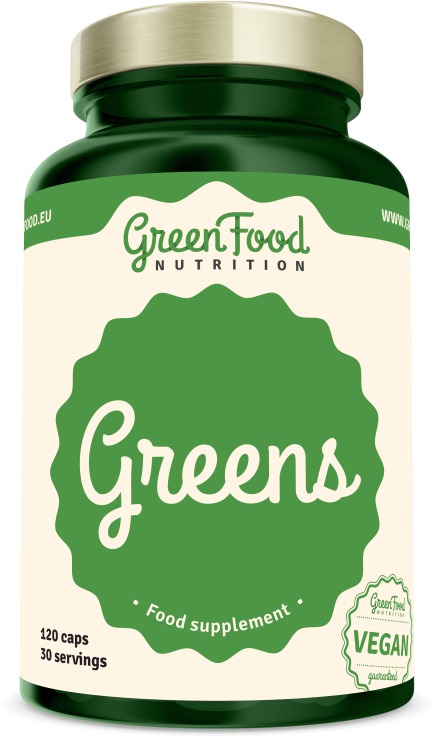 GreenFood Nutrition Greens 120 kapsúl