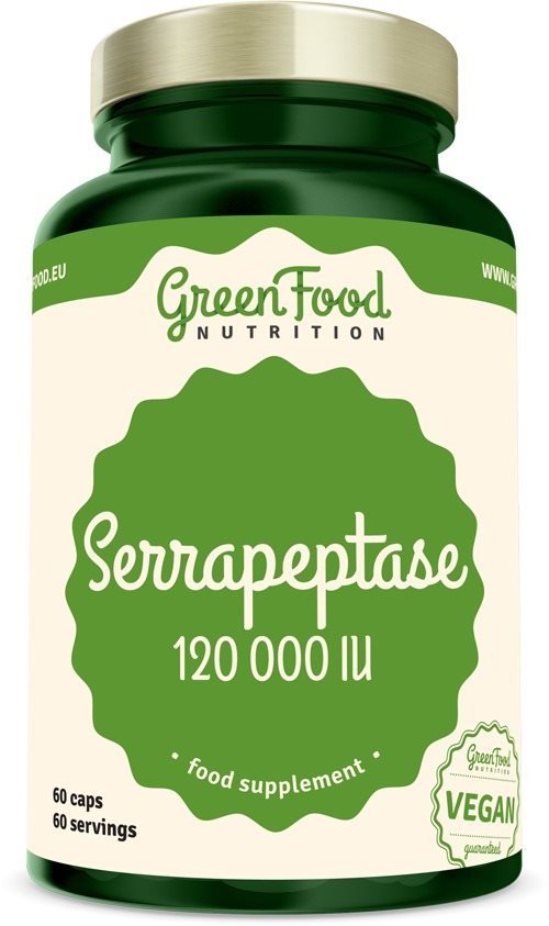 GreenFood Nutrition Serrapeptase 120 000 IU 60 cps