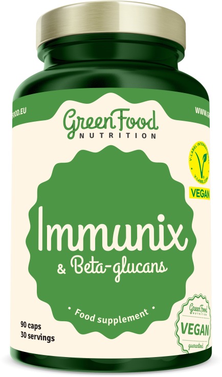 GreenFood Nutrition Immunix s Betaglukánmi 90 kapsúl
