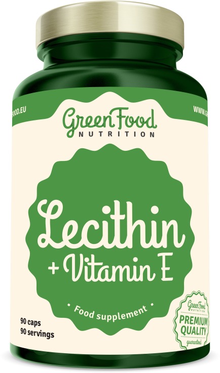 GreenFood Nutrition Lecitín + Vitamon E 90 kapsúl