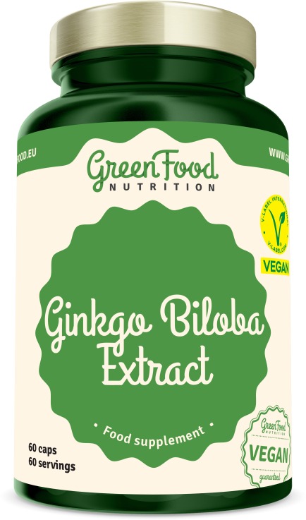 GreenFood Nutrition Ginkgo Biloba extract 60 kapsúl