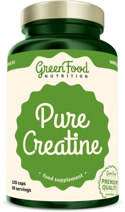 GreenFood Nutrition Creapure Creatine 120 kapsúl