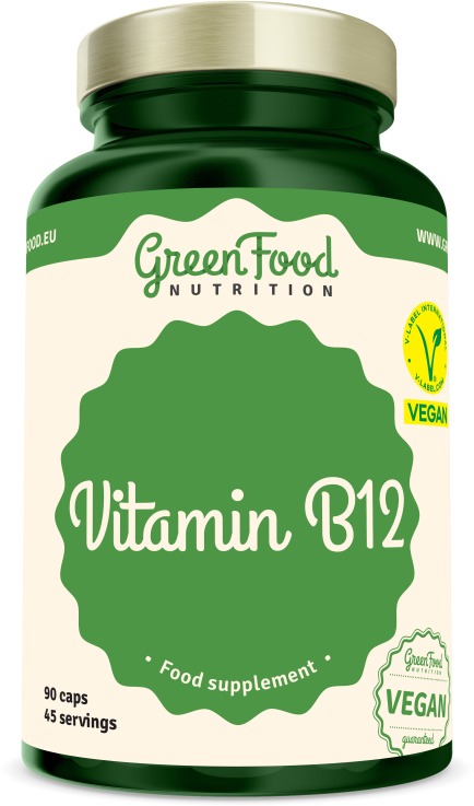 GreenFood Nutrition Vitamín B12 90 kapsúl