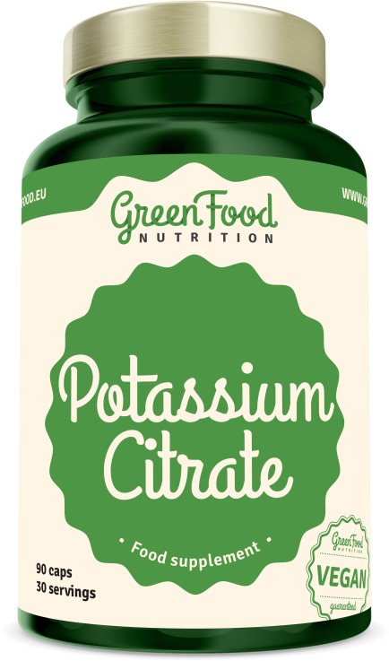 GreenFood Nutrition Potassium Citrate 90 kapsúl