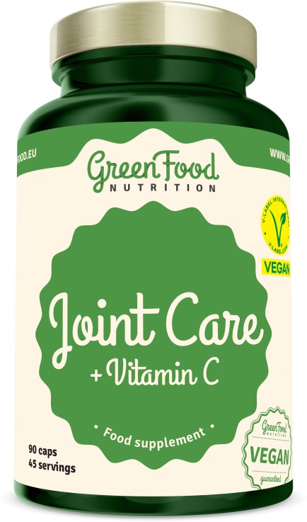 GreenFood Nutrition Vegan Joint Care + vitamín C 90 kapsúl