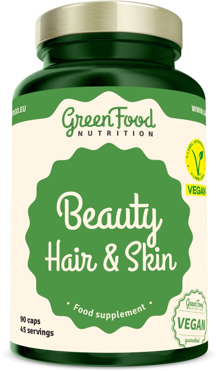 GreenFood Nutrition Beauty Hair & Skin 90 kapsúl