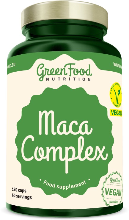 GreenFood Nutrition Maca Complex 120 kapsúl