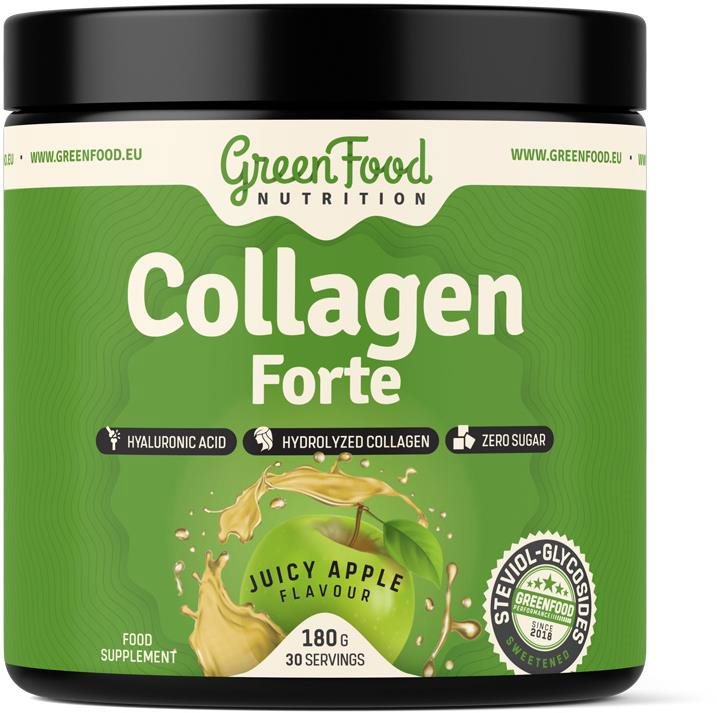 GreenFood Nutrition Collagen Forte 180 g, juicy apple