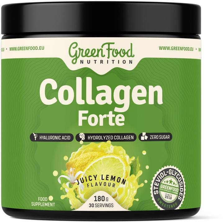 GreenFood Nutrition Collagen Forte 180 g, juicy lemon