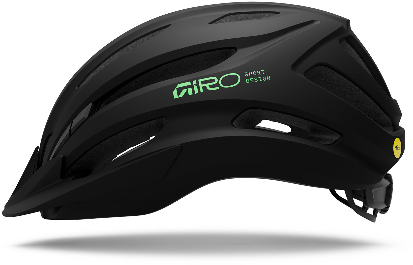 GIRO Registry II MIPS Youth Mat Black/Vivid Green