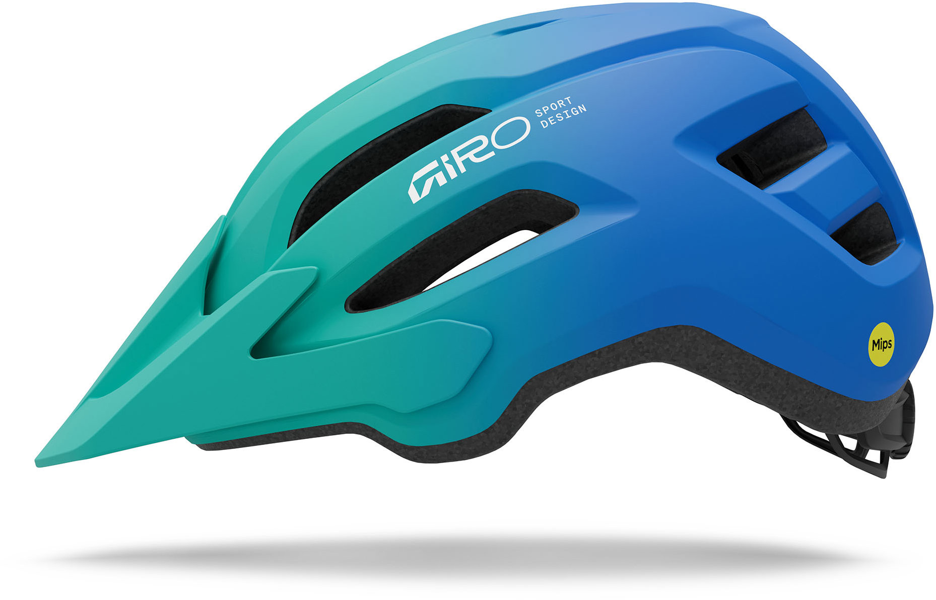 GIRO Fixture II MIPS Youth Mat Aqua Green/Blue Jewel Fade