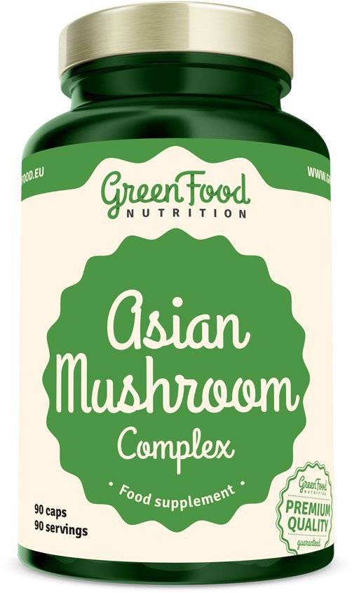 GreenFood Nutrition Asian Mushroom Complex 90 kapsúl
