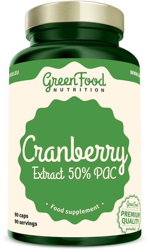 GreenFood Nutrition Cranberry Extract 50% PAC 90 kapsúl
