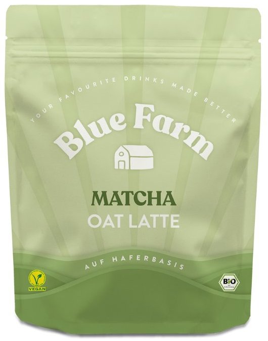 Blue Farm Ovsené matcha latte BIO 300 g