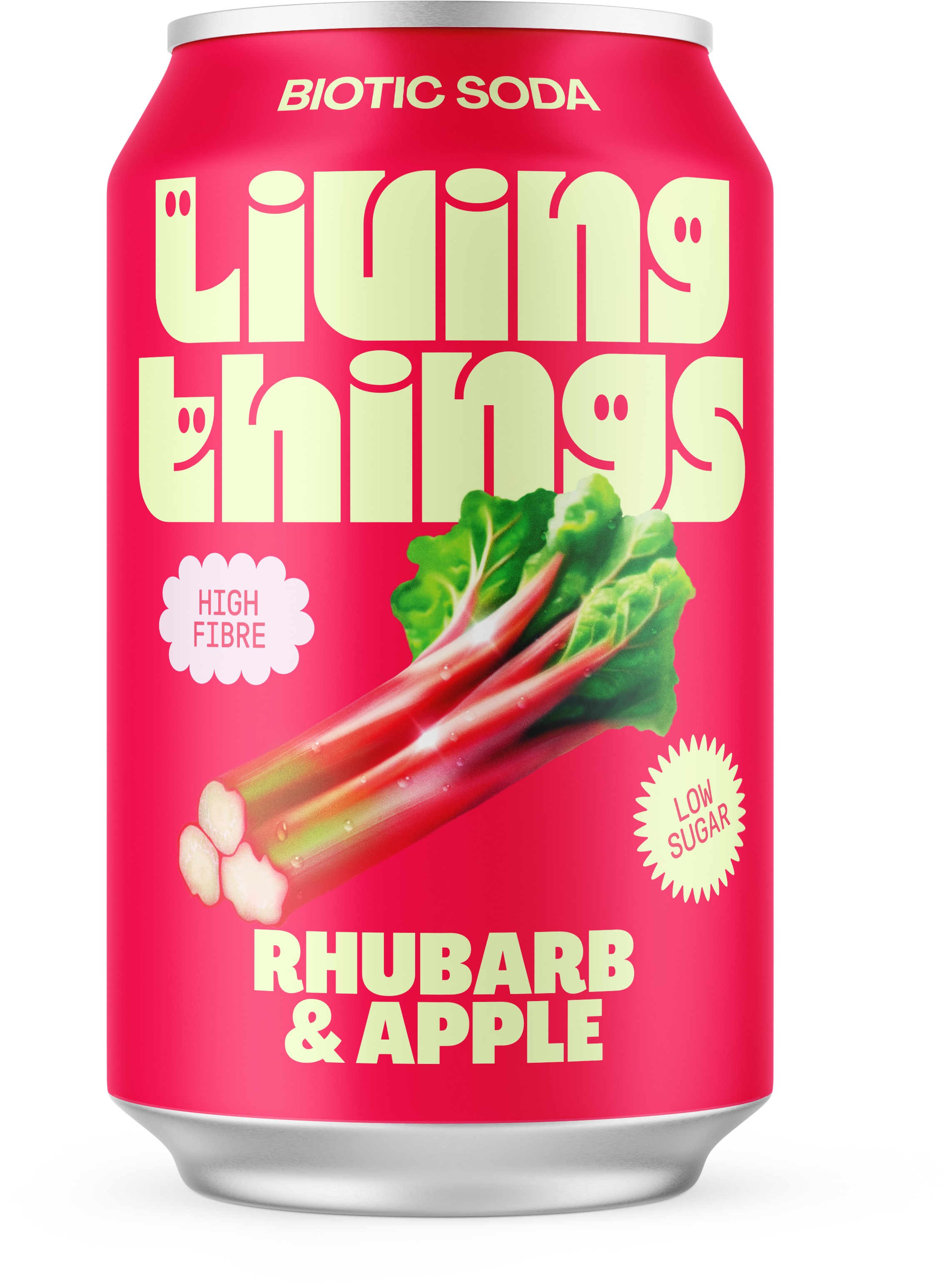Living Things Rhubarb & Apple 330 ml