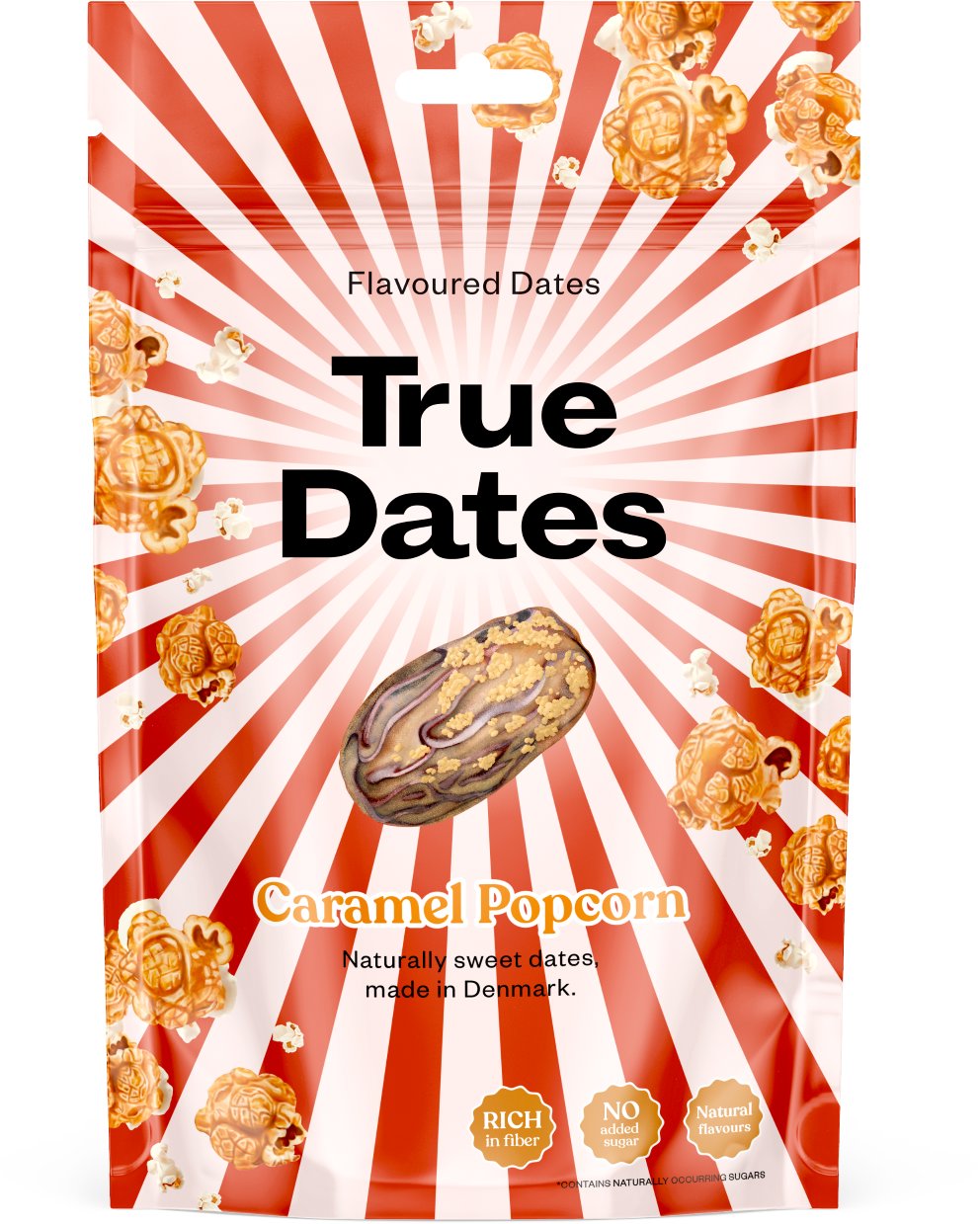 True Dates Datle s príchuťou pukancov 100 g
