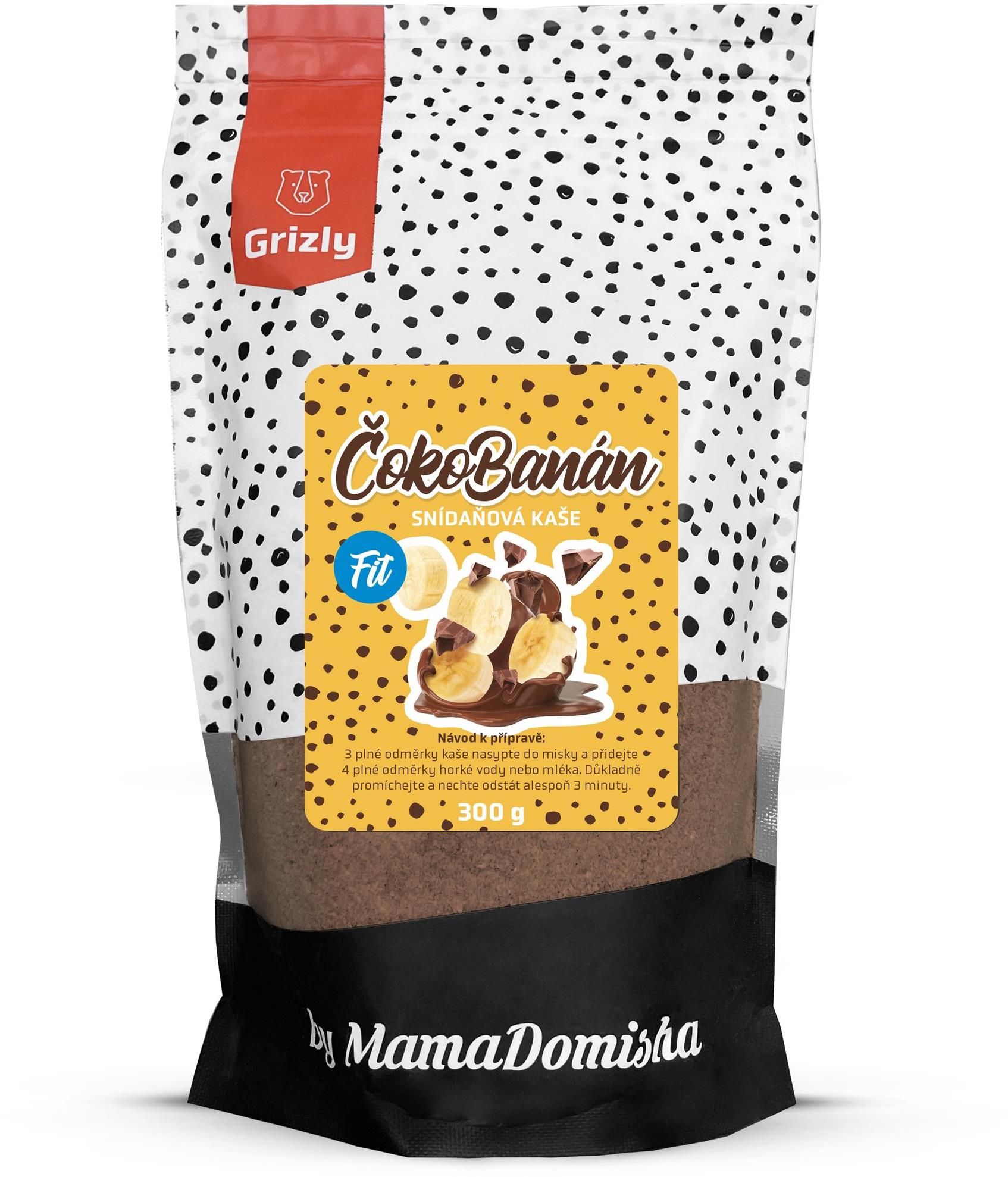 GRIZLY Kaša Čokobanán FIT by @mamadomisha 300 g