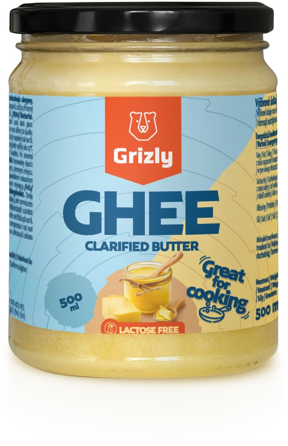 GRIZLY Ghí prepustené maslo 500 ml