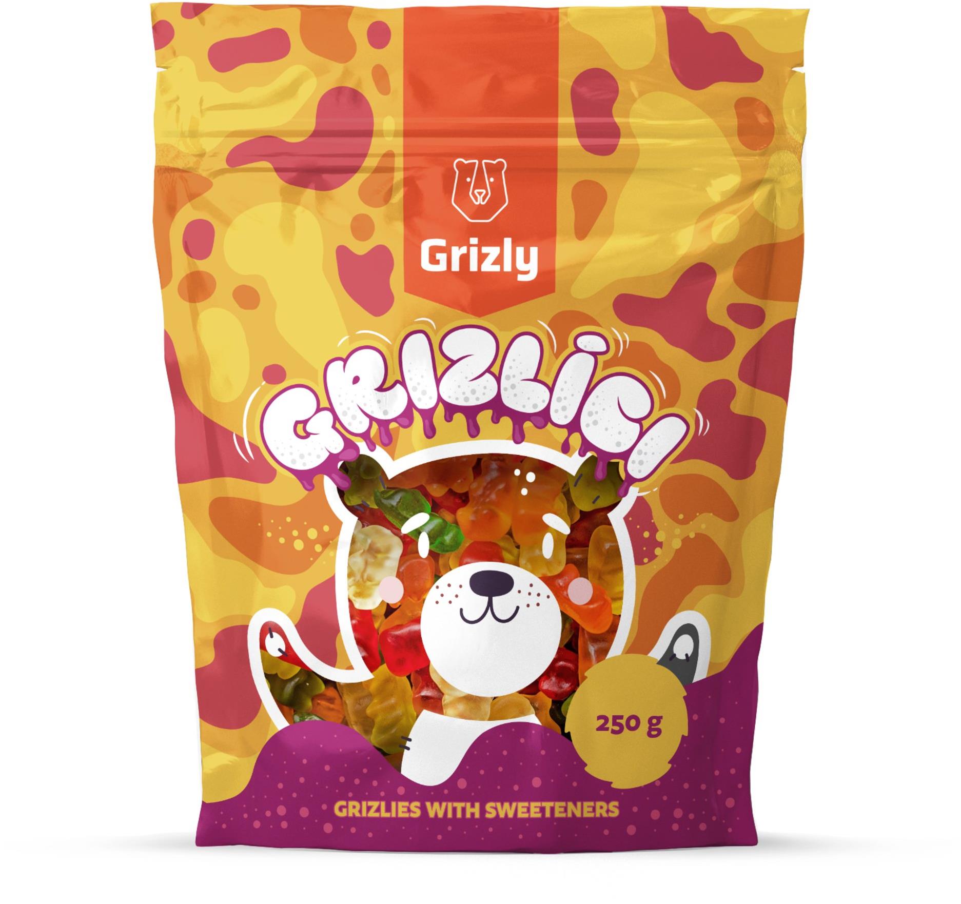 GRIZLY Grizlíky so stéviou XXL 250 g