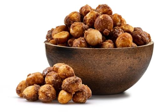 GRIZLY Makadamiové orechy v slanom karameli s medom 250 g