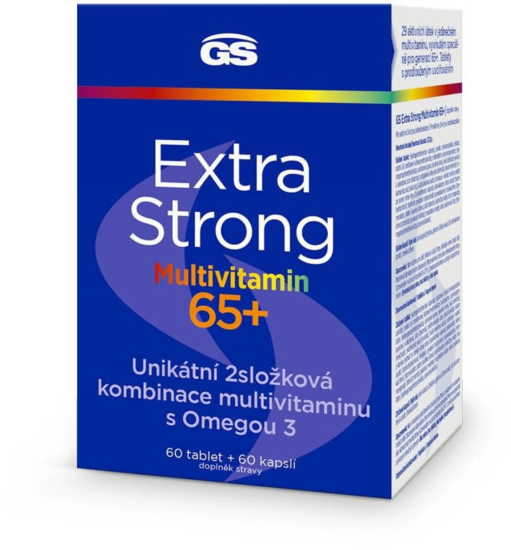 GS Extra Strong Multivitamín 65+ 60 tabliet + 60 kapsúl NAVIAC