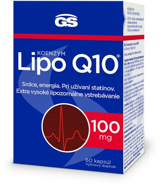 GS Koenzým Lipo Q10 100 mg, 60 kapsúl