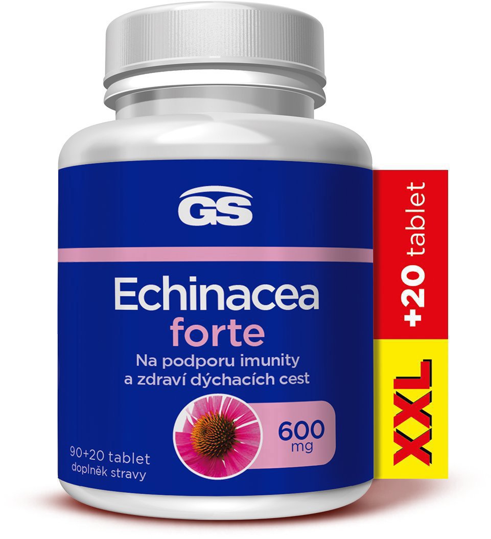 GS Echinacea Forte 600, 90 + 20 tabliet XXL